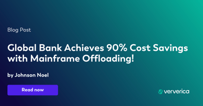  Global Bank Achieves 90% Cost Savings with Mainframe Offloading!